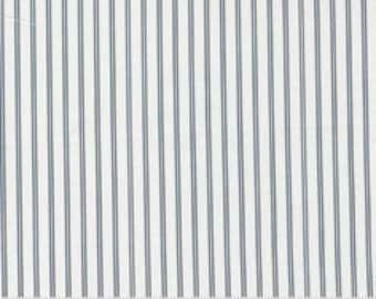 Nantucket Summer 1/2 yard Cream with Navy Stripe Camille Roskelley Moda Out of Print Cotton fabric