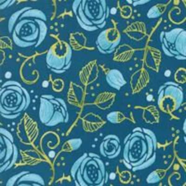 Tessuto per quilting in cotone Abby Rose 2 pezzi Bramble Night 48671 - Robin Pickens - Moda