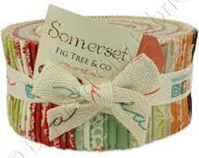 Somerset Jelly Roll by Fig Tree & Co for Moda Fabrics OUT OF PRINT ...