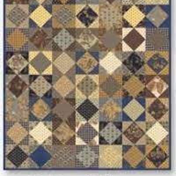 Eliza's Indigo  Frivol 3  Small Quilt Kit Heritage  Betsy Chutchian - Moda - Out of print - 100% Cotton Fabric