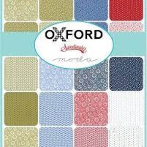 Oxford Prints Layer Cake Sweetwater - Moda - OOP - Precut- Floral - Ten Inch Quilting Fabric Squares
