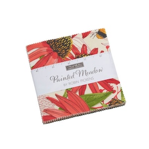Painted Meadow Charm Pack Robin Pickens for Moda - OUT OF PRINT - Precut Cotton fabric