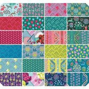 Splendor Design Roll jelly roll Amy Butler - Free Spirit - Out of Print - Precut - 100% Cotton Fabric