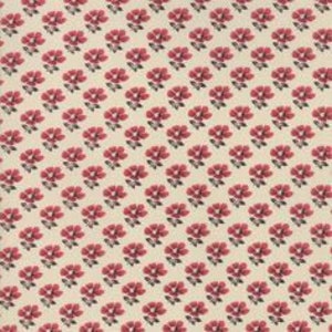 La Vie En Rouge Continuo 1/2 YARD General Francés - 13825-12 - Pearl Garance - Moda - Agotado - Tejido 100% Algodón