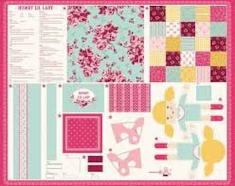 Howdy Panel by Stacy Iest Hsu  Lil&#39; Lady PL189 Out of print MODA FABRICS Doll 36x44