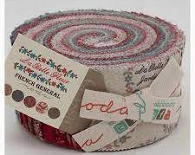 La Belle Fleur Jelly Roll French General - Moda -missing Label Out of ...