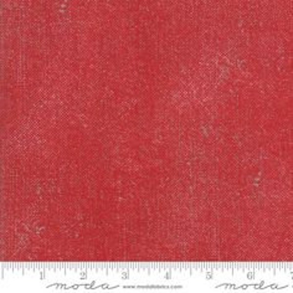 Sweet Tea Continuous HALF YARD Back Roads 5728 18 Red - Sweetwater - Moda - Out of Print - 100% Cotton Fabric