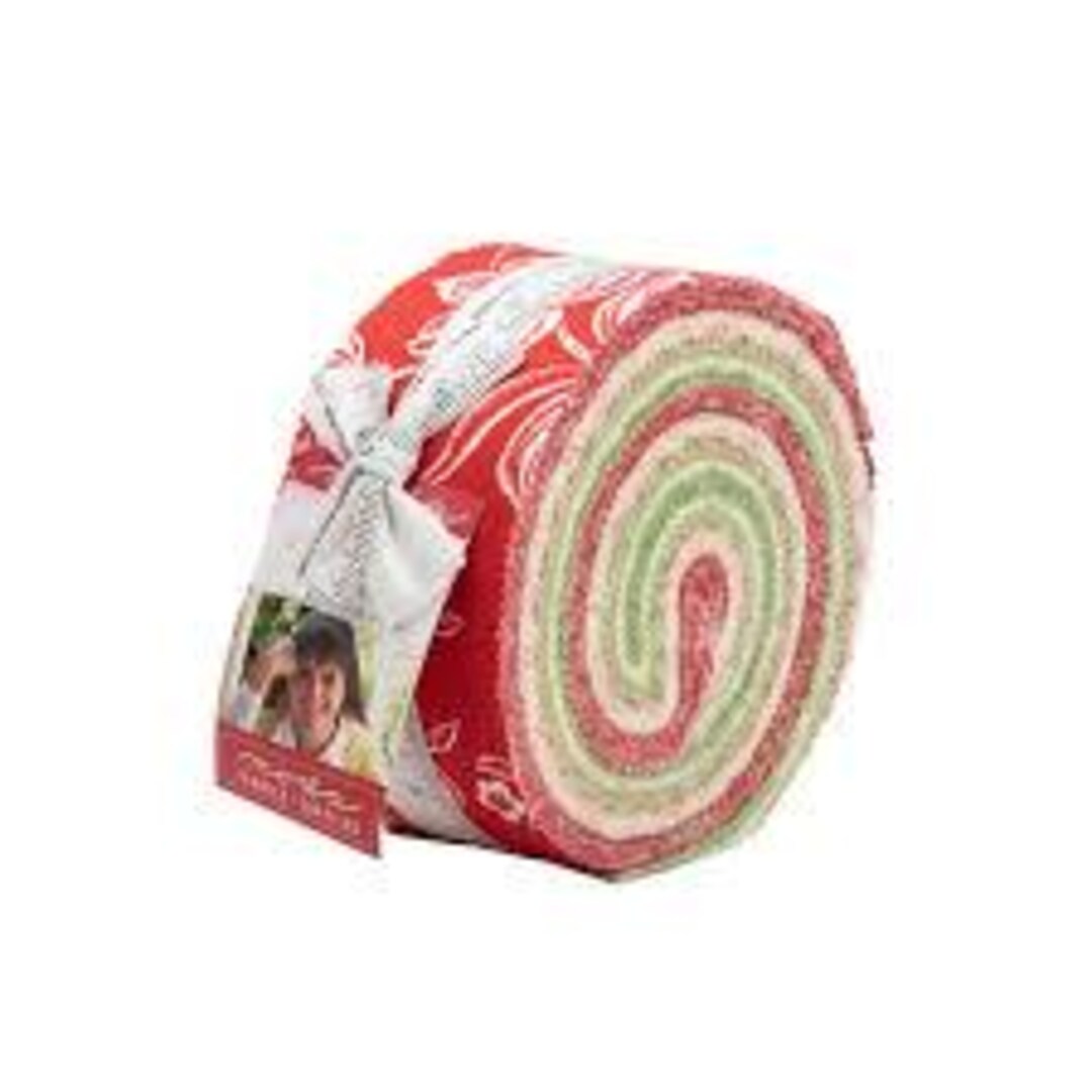 Christmas Figs II Jelly Roll Fig Tree Moda Precut Cotton Fabric Strips ...