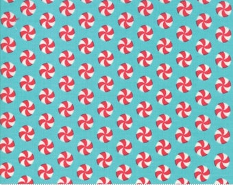 Sweet Christmas 14x36&quot; Coolmint Urban Chiks 31154 Moda Fabrics Christmas cotton quilting fabric