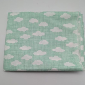 Wonder Clouds Aqua 2pcs from Kate and Birdie Paper Co. from Moda Fabrics OOP