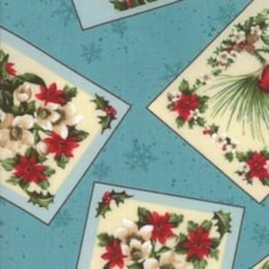 Saluti stagionali continui HALF YARD di Sentimental Studios - Ice Blue - Moda - 32801 14 Cotone
