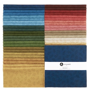 Olive Branch Sundae Layer Cake Edyita Sitar - Laundry Basket Quilts by Andover Fabrics - 100% Cotton Fabric