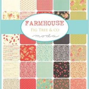 Tort warstwowy Farmhouse (42 kwadraty po 10 cali) - Fig Tree & Co. - Moda - Wyprzedany - Tkanina bawełniana