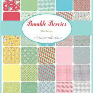 Bumble Berries Layer Cake The Jungs for Moda Fabrics 25090LC - Precut cotton Fabric - Out of Print
