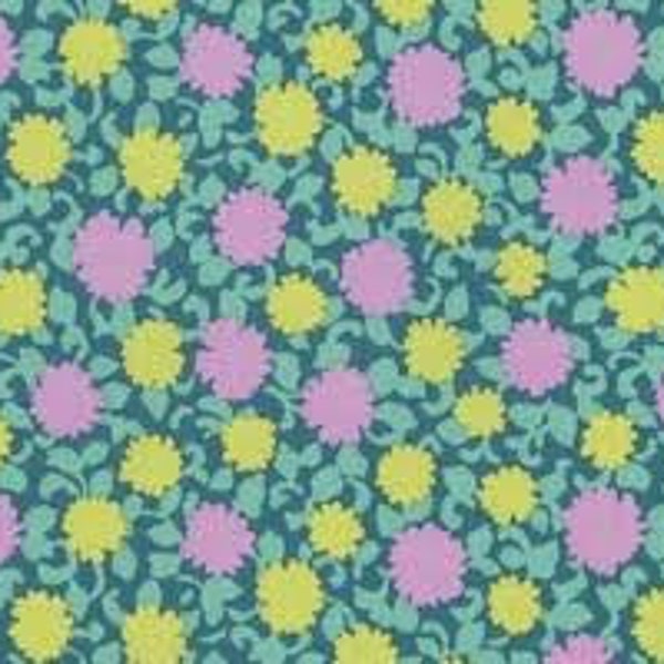 Pracht 1/2 Yard Amy Butler - PWAB 167 Simply Bold Floral - Free Spirit - Baumwollstoff - AUS DRUCK