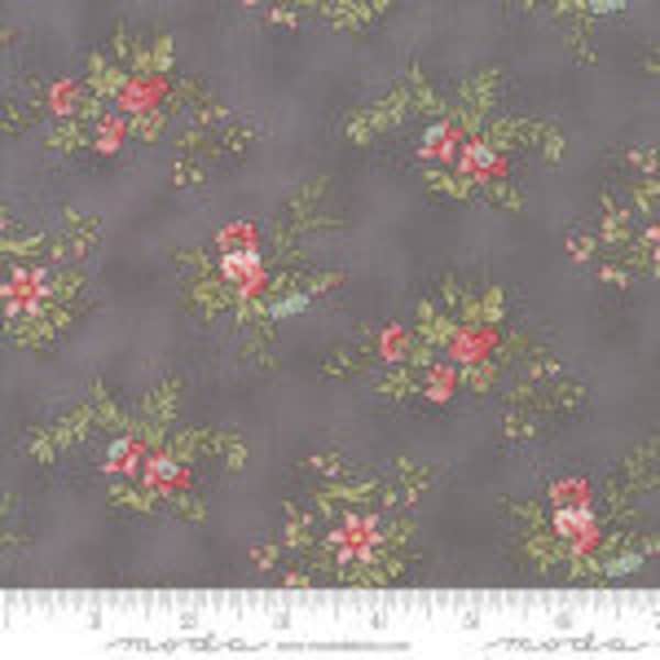 Poetry 17x44 3 Sisters - Moda - OUT OF PRINT - Charcoal - Fabric - 100% Cotton quilting fabric