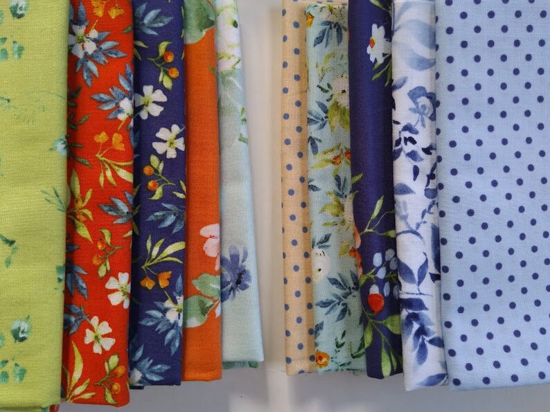 Beaming Homemade Emily Jane Quilt Kit Throw Size 58x72" Clothworks ...