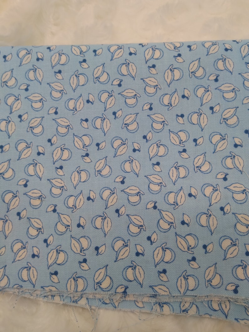Vintage look three 14 yard pieces Blue Destash