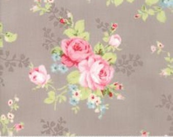 By the 1/2 yard - Amberley - Pebble 18670 15 - Floral - Brenda Riddle - Moda - Out of print - Cotton fabric