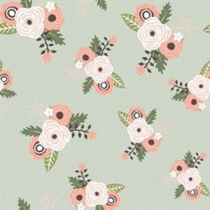 Modern Farmhouse Main Sage Continuous 1/2 Yard Simple Simon & Co. for Riley Blake Designs - Cotton Fabric - Out of Print