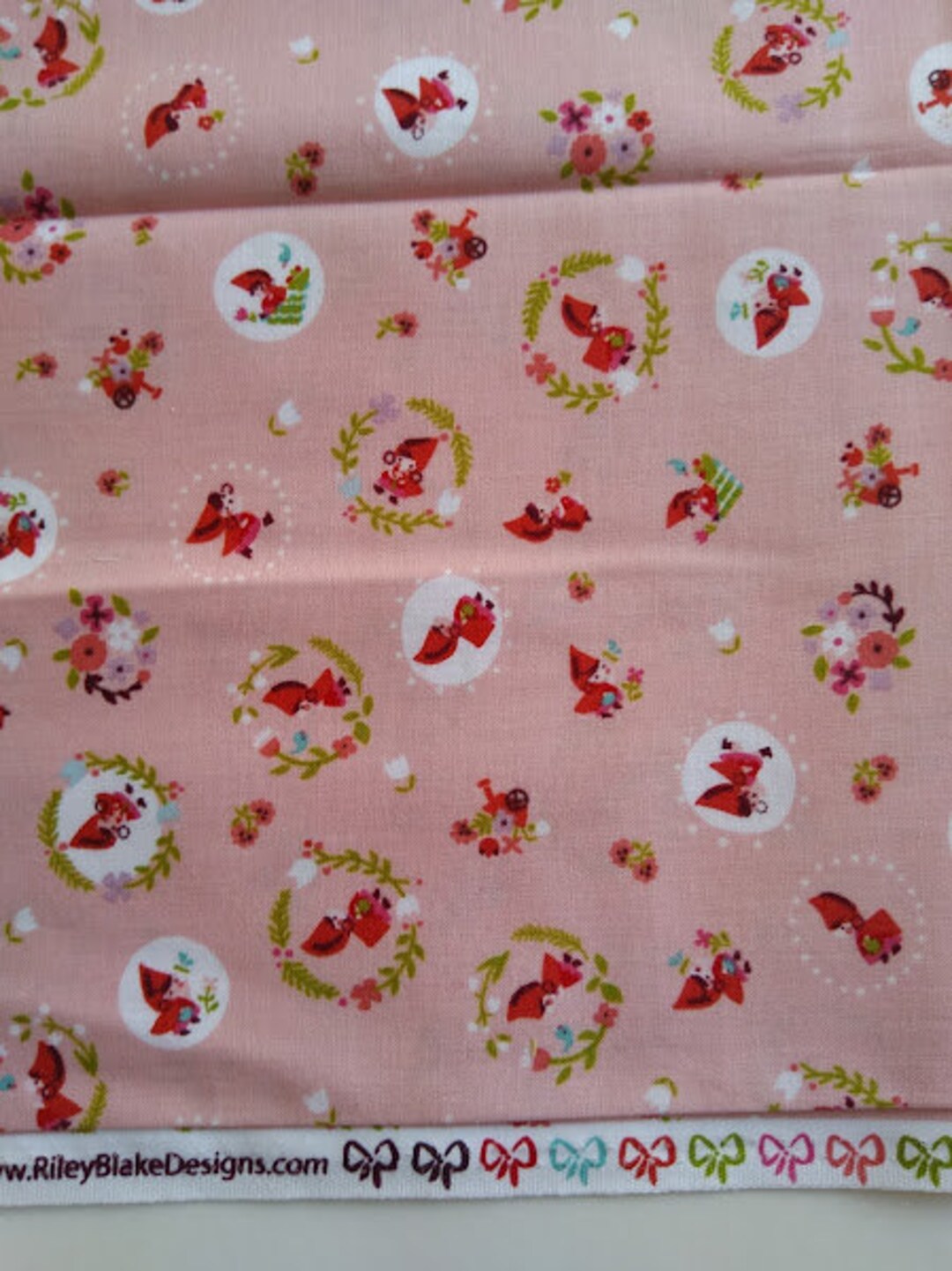 LITTLE RED in the Woods 19x44 Riley Blake Jill Howarth Nursery Rhyme ...