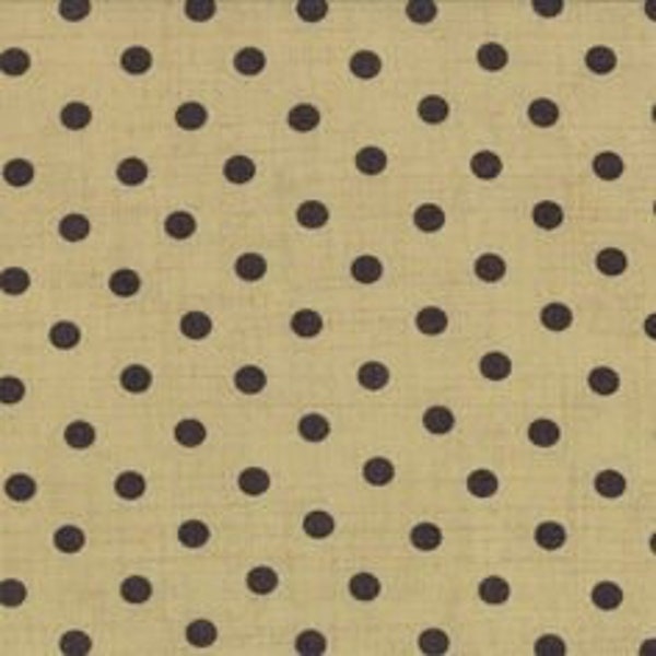 Little Black Dress 2 Tan 22x44 BasicGrey - Moda - Out of Print - 100% Cotton fabric