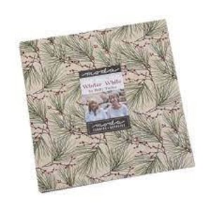 Winter White Layer Cake Holly Taylor - Moda - 100% Cotton Fabric - 42 ten inch precut squares - OUT OF PRINT