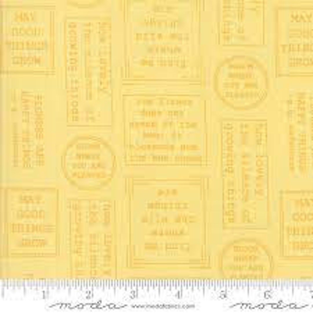 Lollipop Garden 1/2 Yard Sunshine Labels Lella Boutique - Moda - 100% ...
