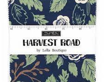 Harvest Road Charm Pack Lella Boutique - NICHT DRUCKEN - Vorgeschnittene 13 cm Quadrate Quilten Baumwollstoff