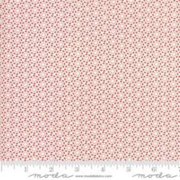 By the 1/2 yard - Sweet Tea - Lace Vanilla - Red - Sweetwater - Out of Print - Moda Fabric