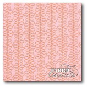 For You 1/2 jarda Zen Chic - Liście - Pomarańczowy - Koralowy - Różowy - 1576-11 - OOP - Moda - Tkanina pikowana bawełniana