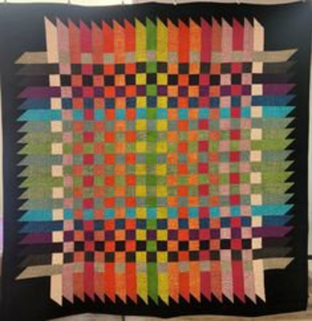 Over and Down Under Quilt Kit With Heath by Alexander Henry 56x56 ...