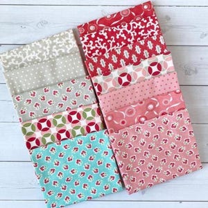 Vintage Modern by Bonnie & Camille for Moda, 12 Fat Quarters OUT OF PRINT Precut Cotton fabric