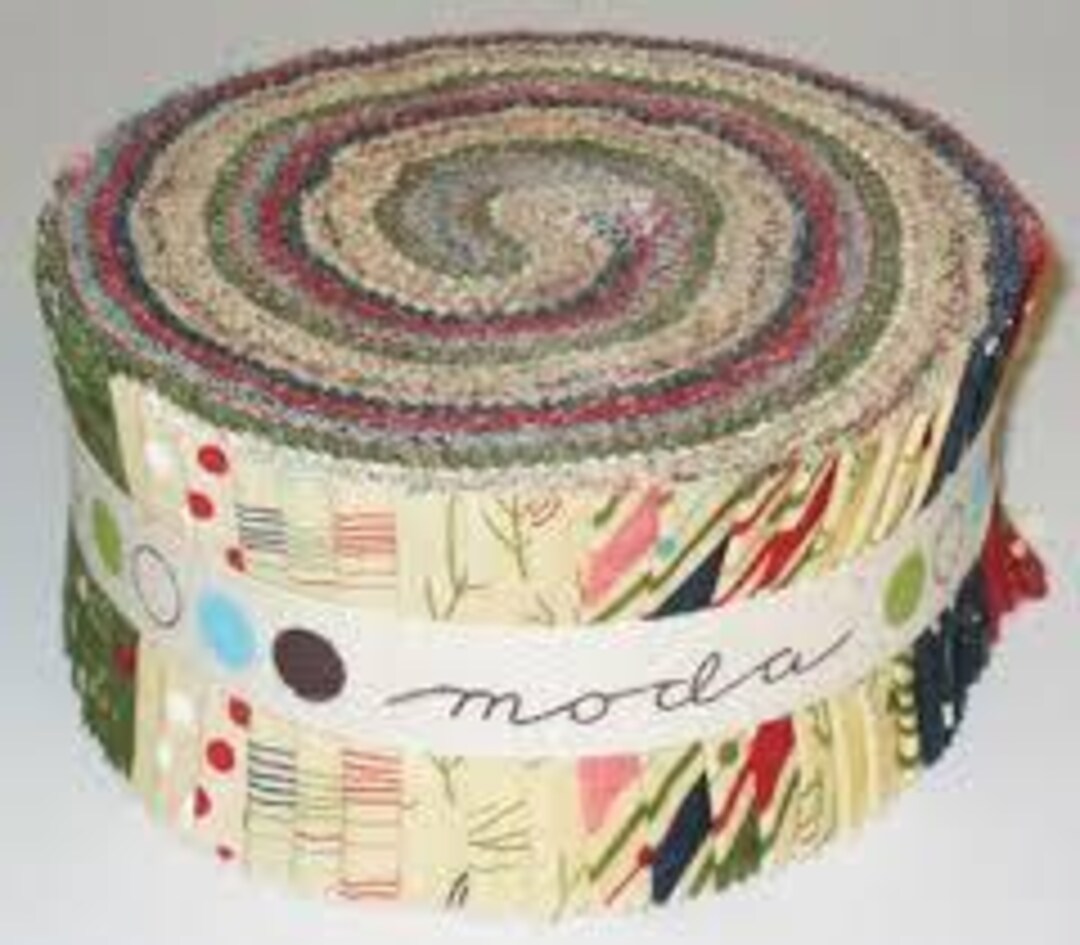 Crazy 8 Jelly Roll Sandy Gervais for Moda Fabrics Out of Print Precut ...