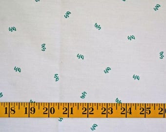 Tela vintage con el logo de las Girl Scouts, 1/2 yarda, 58 pulgadas de ancho.
