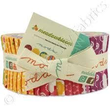 Meadowbloom Jelly Roll by April Rosenthal of Prairie Grass Patterns for Moda OOP