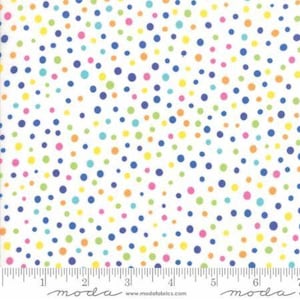 Confetti 1/2 yard Me and My Sister 22323 18 Moda Out of Print Cotton Fabric