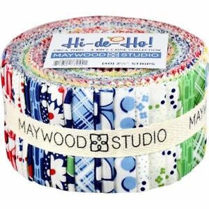 Oi-De-Ho! - Jelly Roll - Por volta de 1940 - Kim's Cause - Maywood Studios - Pré-cortado - ESGOTADO - Tiras de tecido quilting 100% algodão