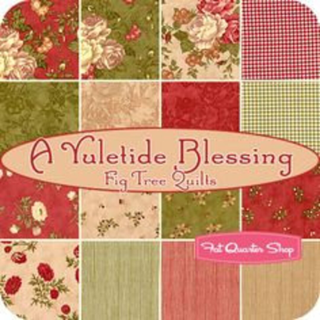 Yuletide Blessings Jelly Roll Fig Tree - Moda - Out of Print - Precut ...