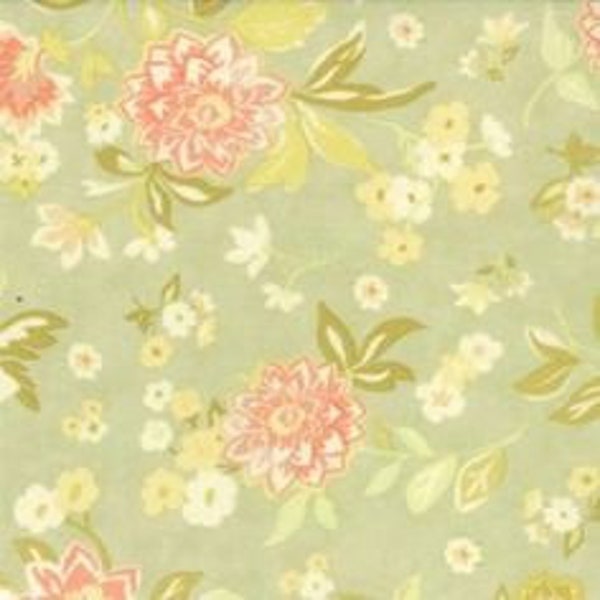 By the 1/2 yard - Mirabelle - Breeze - Dahlia - Fig Tree & Co. - Moda - Out of Print - 100% Cotton fabric