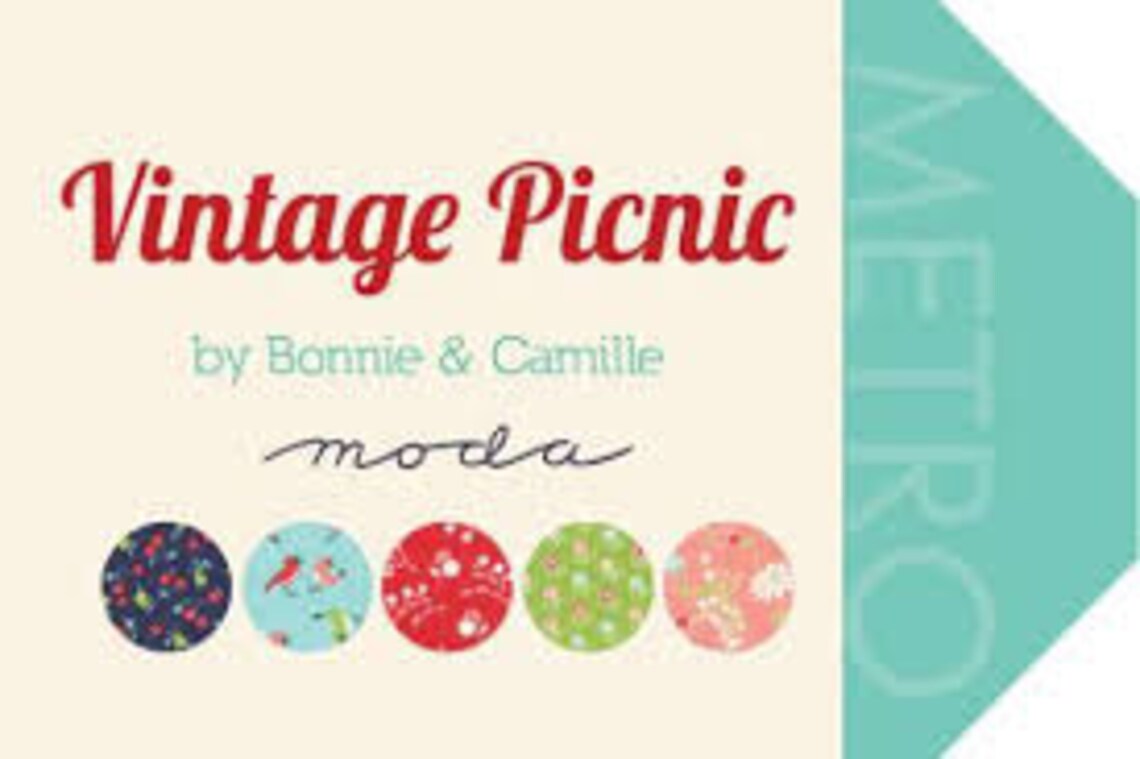 Vintage Picnic Jelly Roll Bonnie & Camille Moda Rare Etsy