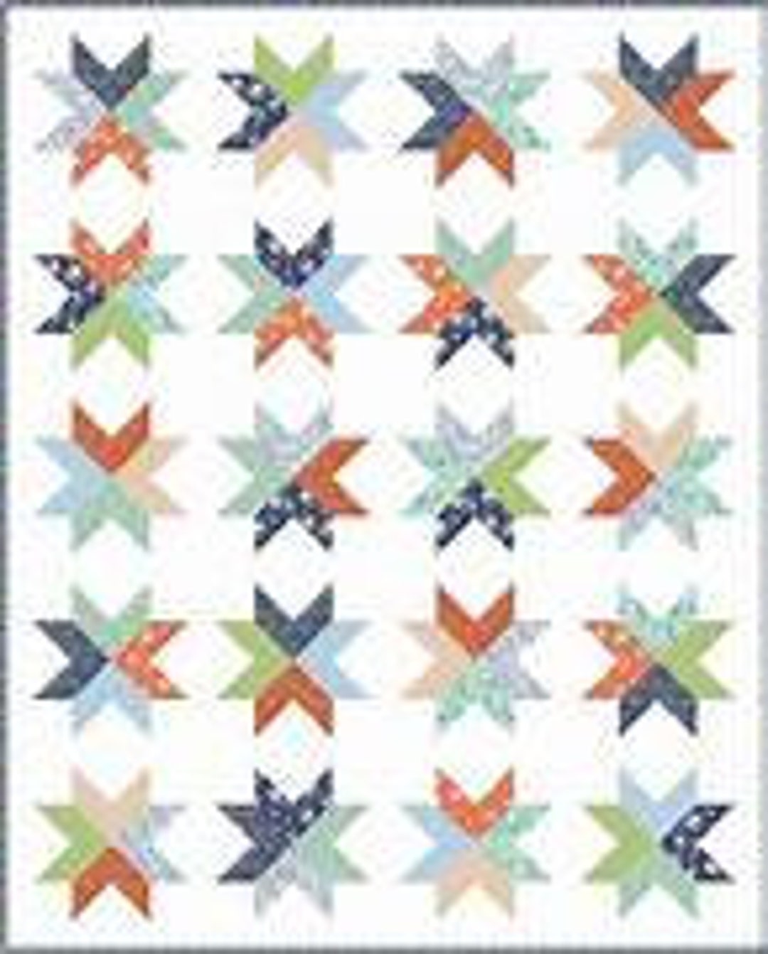 Beaming Homemade Emily Jane Quilt Kit Throw Size 58x72" Clothworks ...