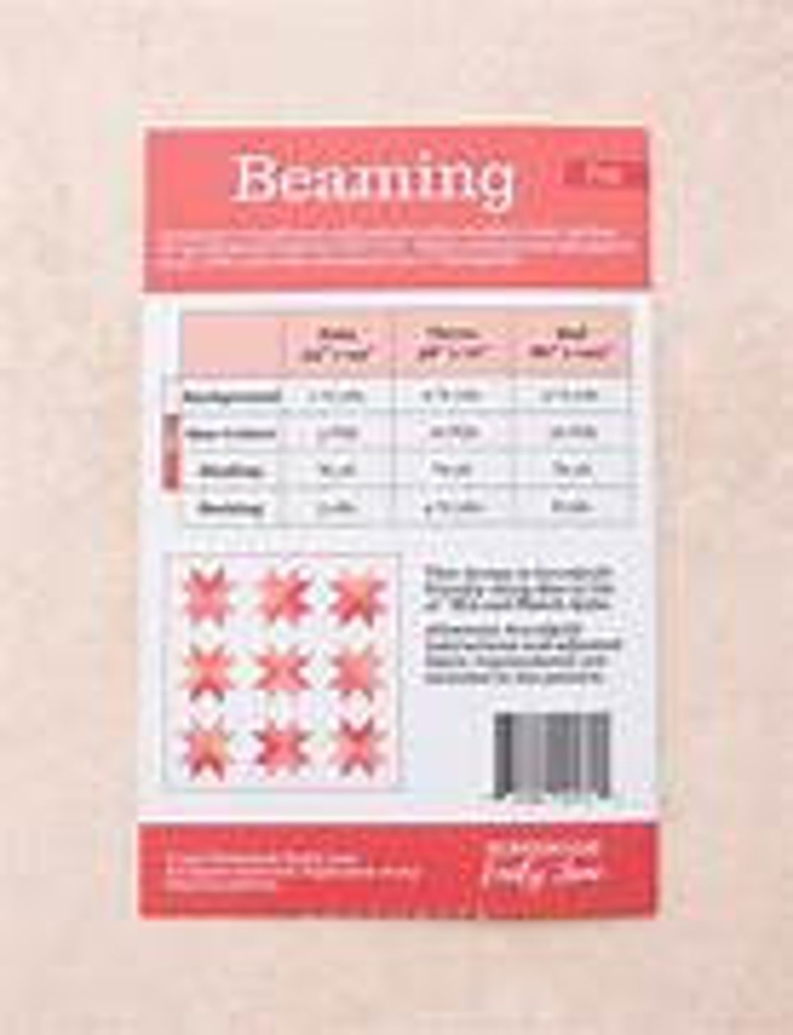 Beaming Homemade Emily Jane Quilt Kit Throw Size 58x72" Clothworks ...