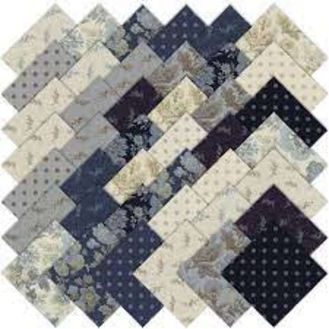 Snowbird Charm Pack Laundry Basket Quilts Edyta Sitar Etsy