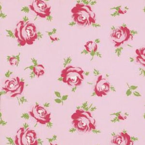 Rosey 31x44&quot; Tanya Whelan FreeSpirit vintage Fabric Out of Print - 100% Cotton Fabric