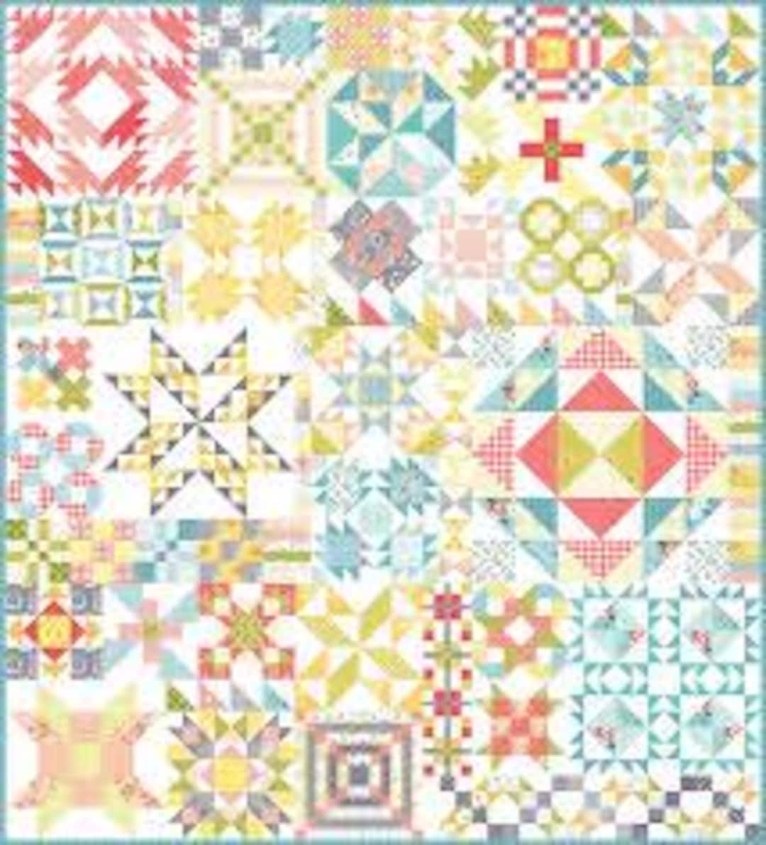 Moda C.O.L.O.R. Cuts Dessert Sampler Quilt Kit 70x78