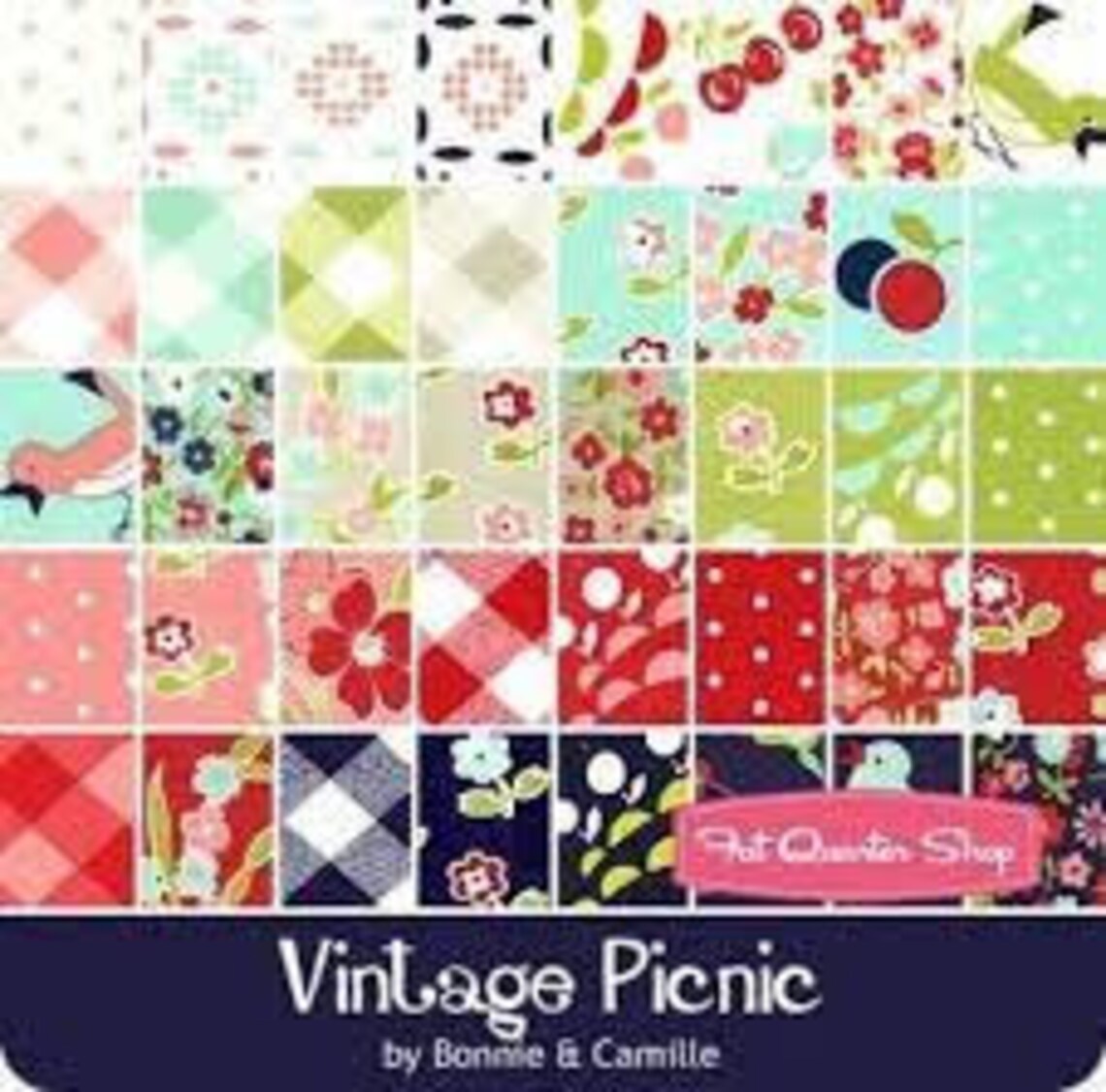 Vintage Picnic Charm Pack Bonnie & Camille Moda OUT OF Etsy