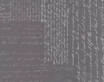 May include: A close-up of a handwritten page with a mix of mathematical equations and text. The page is on a dark gray background and the writing is in white. The text includes the words "greatest length", "last of West", "3 little hills", "Long pri", "the school", "the spring", and "personal attention of the".