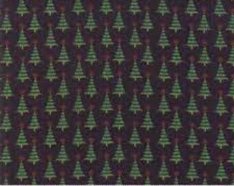 Kringle Claus 1/2 yard Basic Grey - Moda Pine Valley - Coal Black - 100% cotton quilting fabric