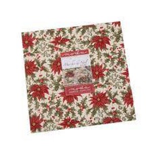 Marches de Noel Layer Cake 3 Sisters voor Moda Fabrics 42 tien inch vierkantjes UITGEBRACHT Vakantie Katoenen stof
